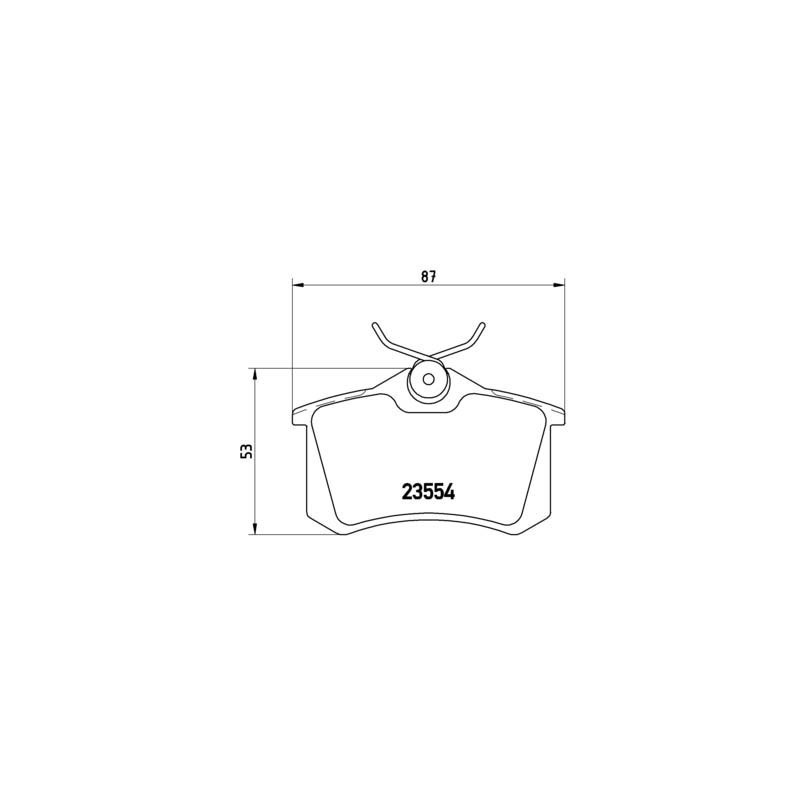 Zavorne ploščice CITROEN C3, C4, DS3, RENAULT Clio IV, Fluence, Megane III, Scenic III, PEUGEOT 207, 208, 308, 20088