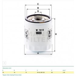 Filter ulja FORD, JAGUAR, LAND ROVER, VOLVO benz