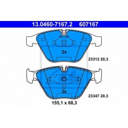 Disk pločice BMW 1 |E82|, 3  |E90|, 5 |E60|, 6 |E63|, 7 prednje