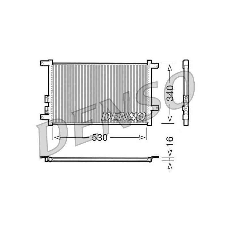 Kondensator Klimaanlage Alfa 147, 156