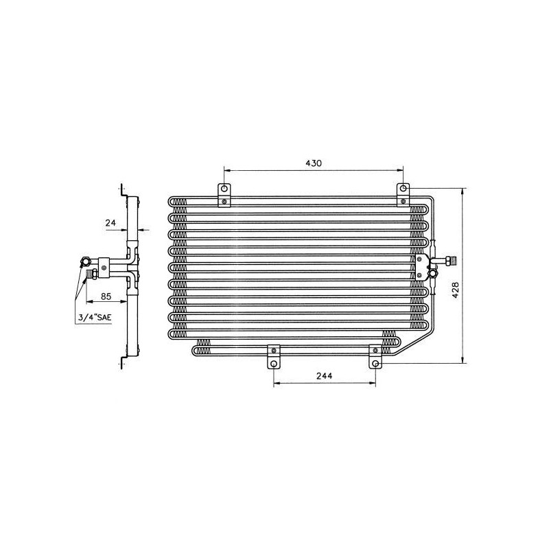 Kondensator Klimaanlage ALFA GTV, Spider