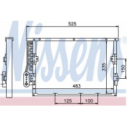 Kondenzator klime BMW E36 325 TDS