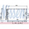 Condenser air conditioning BMW E36 325 TDS