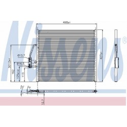 Kondenzator klime BMW E39 94-97