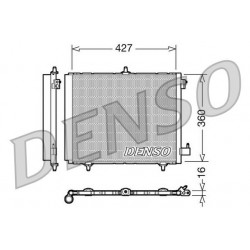 Condenser air conditioning CITROEN C2, C3, PEUGEOT 207