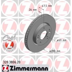 Zavorni disk HYUNDAI ix20, i30, KIA Ceed, Soul, Venga sprednji