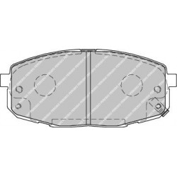 Brake pads HYUNDAI i30, KIA Carens, Ceed front