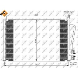 Condenser air conditioning FORD Fiesta V, Fusion, MAZDA Mazda 2