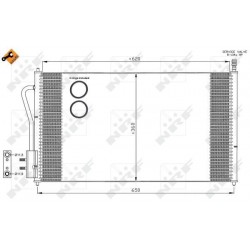 Condenser air conditioning FORD Focus