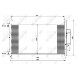 Condenser air conditioning HONDA Civic VIII