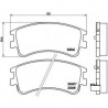 Brake pads MAZDA 6 02-08 front