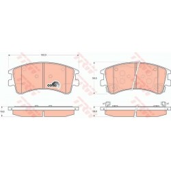 Kočione pločice MAZDA 6 02-08 sprijeda