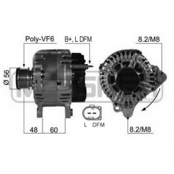 Alternator AUDI A1, A3, A4, TT