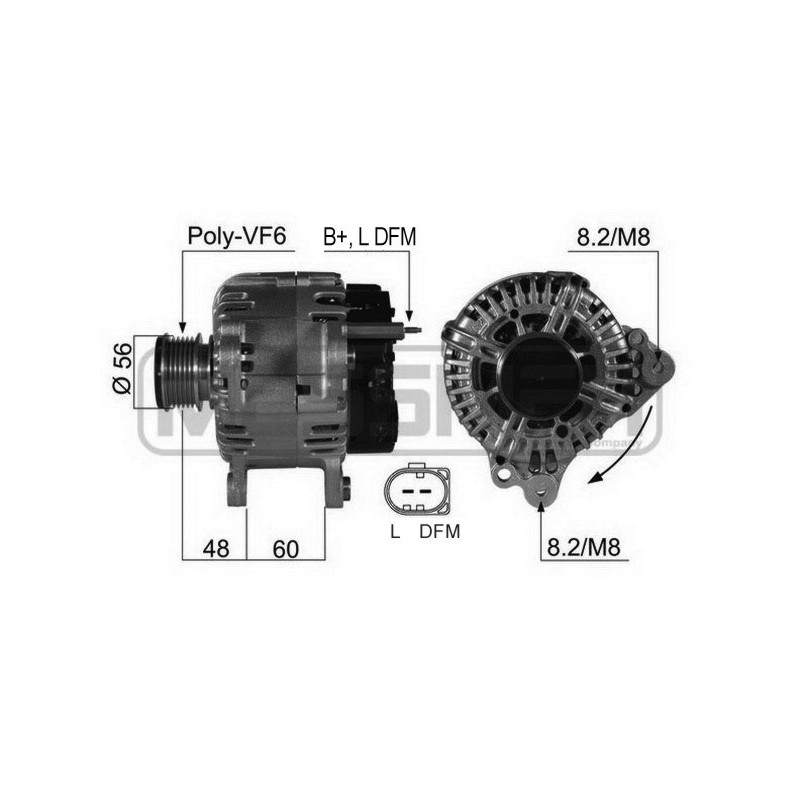 Alternator AUDI A1, A3, A4, TT