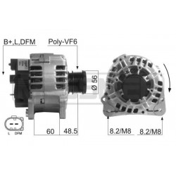 Alternator AUDI, FORD, SEAT, ŠKODA, VW