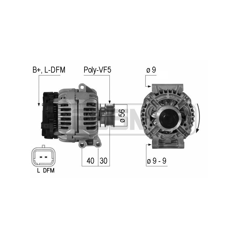 Alternator RENAULT Clio II, Kangoo, Megane I, Scenic I