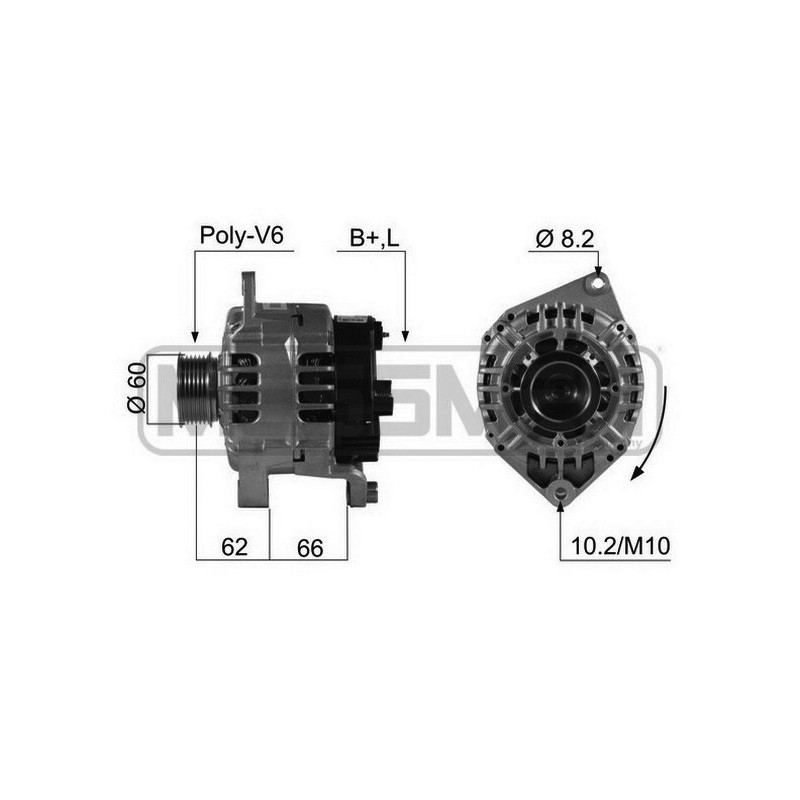 Alternator FIAT Ducato 94-02 diesel