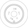 Brake disc HONDA CR-V 07- rear