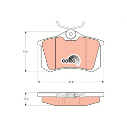 Bremsbeläge für Audi A3, Seat Leon, Škoda Octavia, VW Golf 7 – hintere | Autoteile Herkules