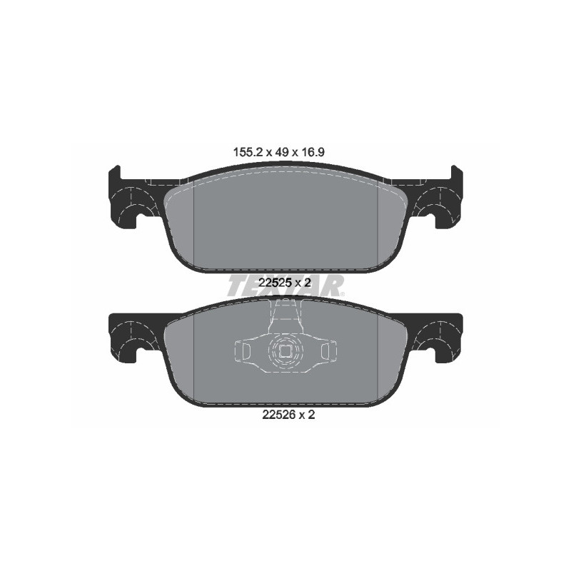 Bremsbeläge Renault Clio IV, Dacia Logan | Herkules