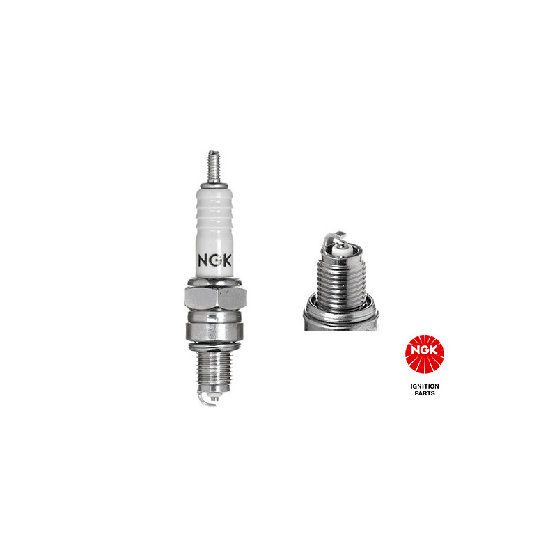 NGK C6HSA Zündkerze für Honda, Yamaha, Suzuki in Silber auf weißem Hintergrund