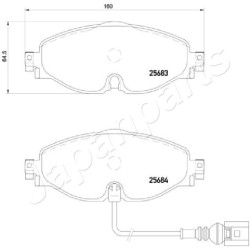 Brake pads Audi A3 SEAT Leon SKODA Octavia VW Golf