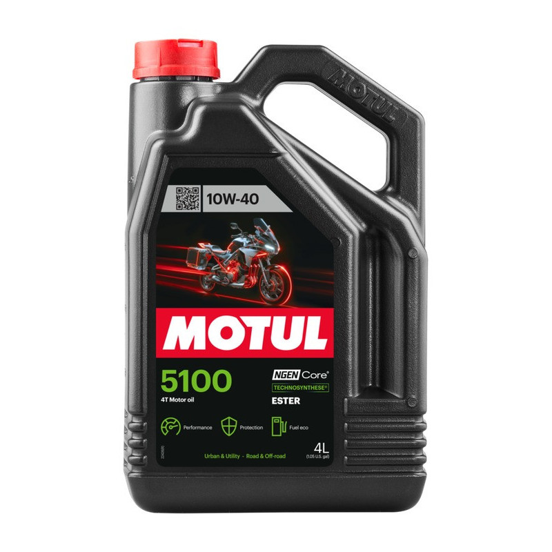 Motul 5100 10W-40 4T Motorrad-Motoröl 4 L