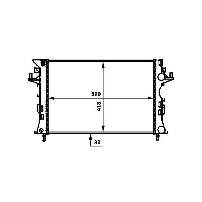 Radiator Renault Espace, Laguna, Vel Satis
