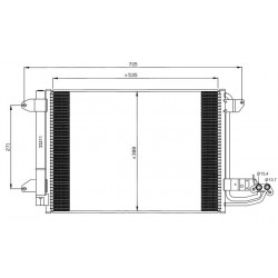 Kondensator Klimaanlage Audi, Proton, Seat, Skoda, VW