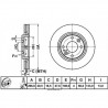 Bremsscheibe CITROEN Berlingo, Xantia, Xsara, PEUGEOT 206, 305, 306, 405, Partner vorne